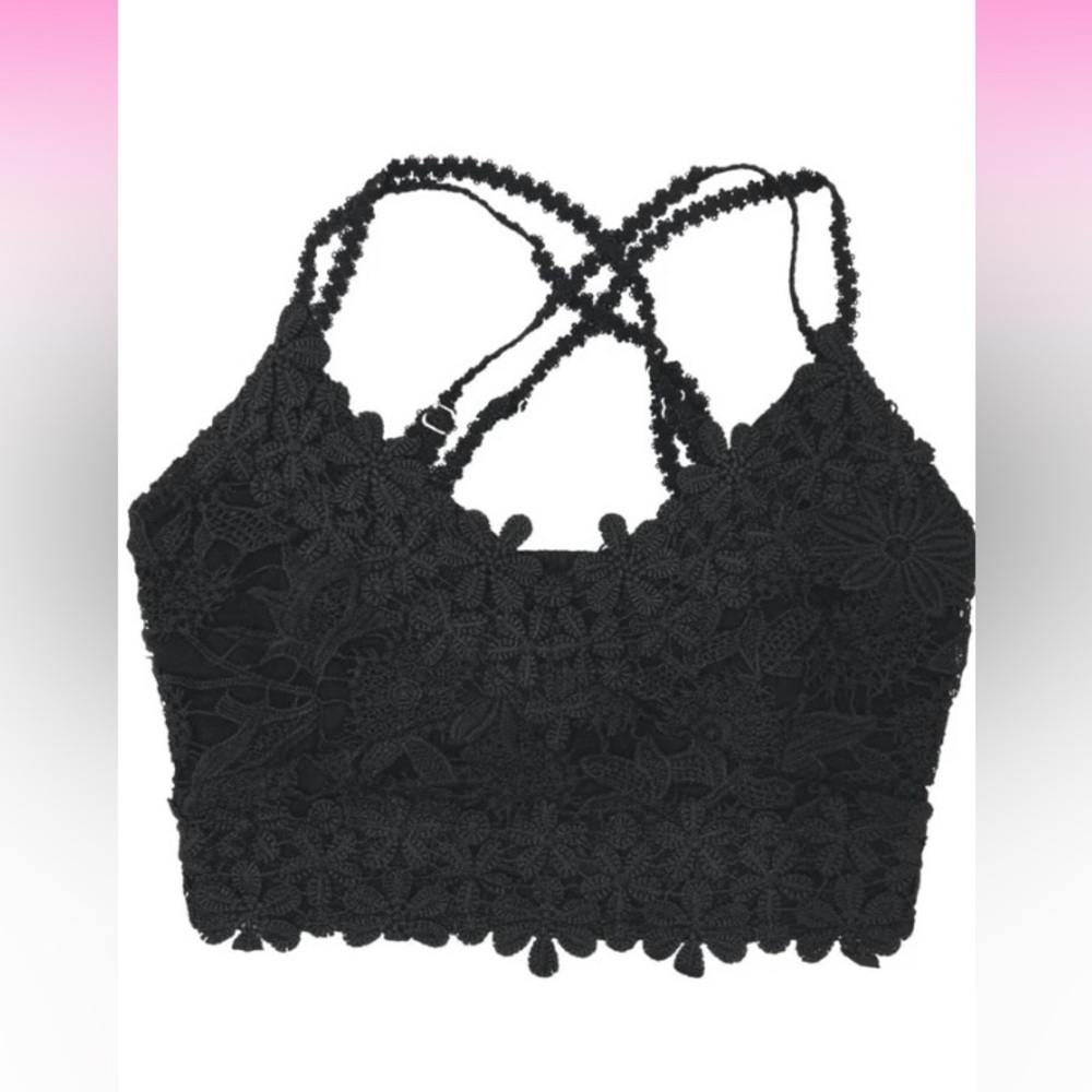Tween Katie J Ella Lace Crop Top